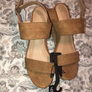 Time and tru wedge heels